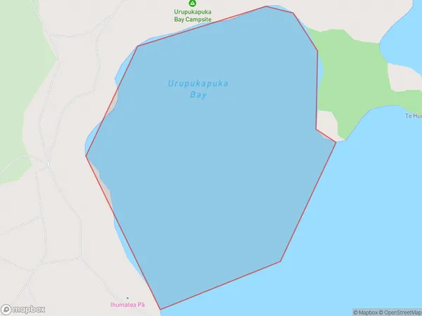 Urupukapuka Bay, Northland Polygon Area Map