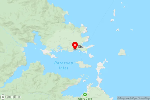 Vaila Voe Bay,Southland Region Map