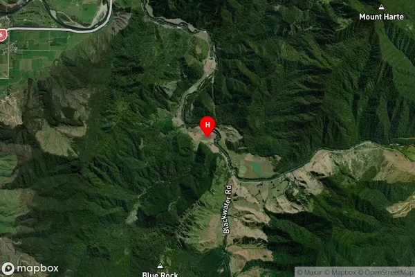 Mangles Valley,Tasman Satellite Map