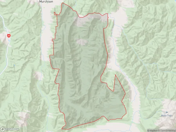 Mangles Valley, Tasman Polygon Area Map