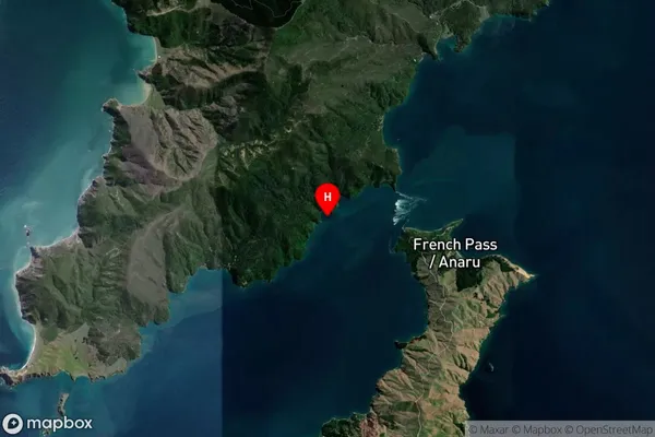 Wainui Bay,Marlborough Satellite Map
