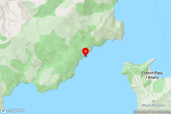 Wainui Bay,Marlborough Area Map