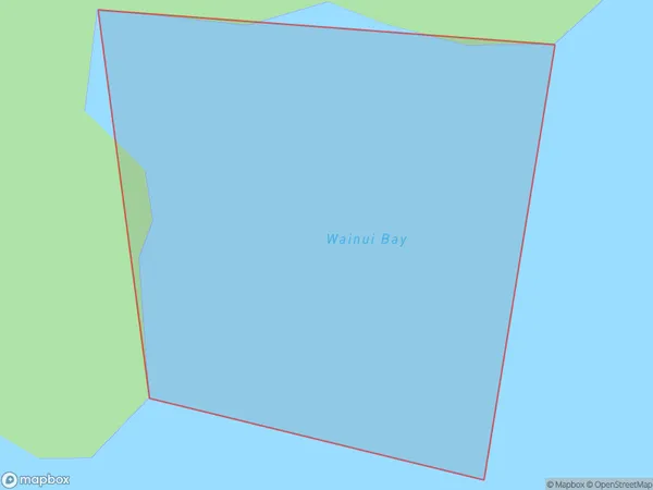 Wainui Bay, Marlborough Polygon Area Map