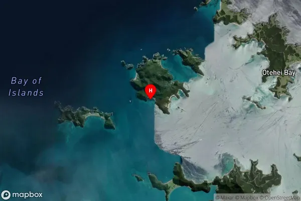 Waipao Bay,Northland Satellite Map