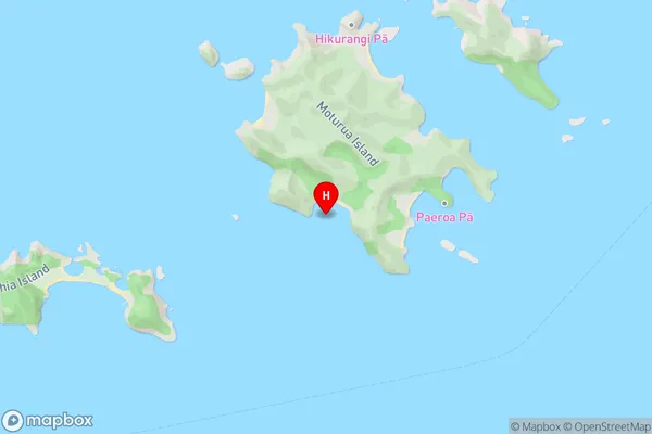 Waipao Bay,Northland Area Map