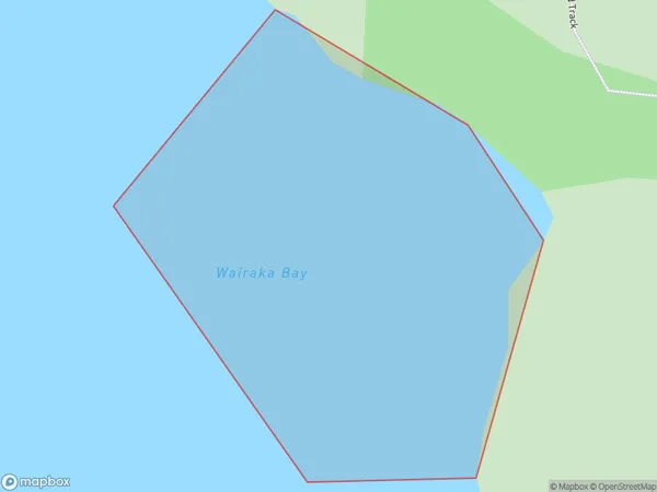 Wairaka Bay, Northland Polygon Area Map