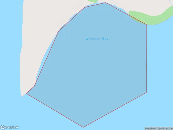 Wairere Bay, Otago Polygon Area Map