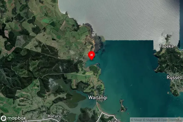 Wairoa Bay,Northland Satellite Map