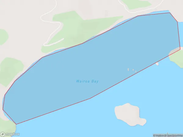 Wairoa Bay, Northland Polygon Area Map