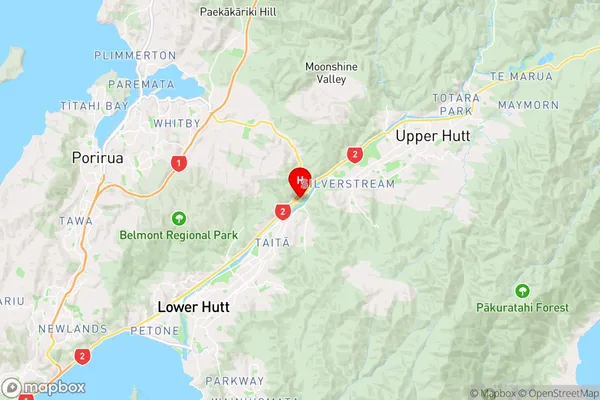 Manor Park,Wellington Region Map