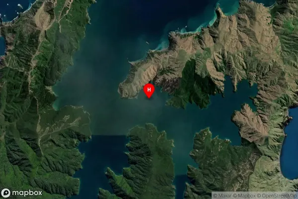 Waiua Bay,Marlborough Satellite Map