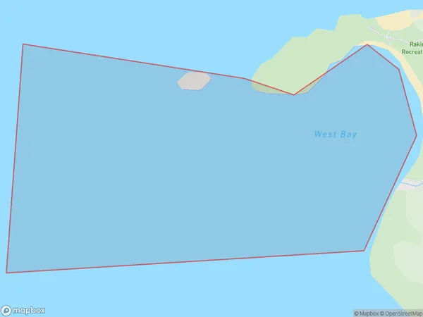 West Bay, Auckland Polygon Area Map