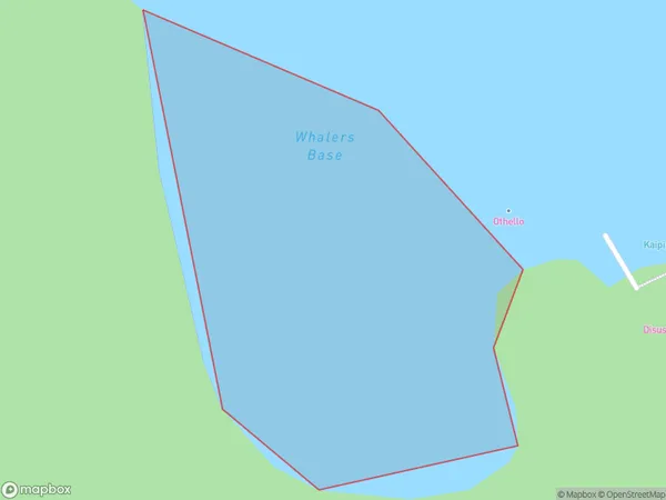 Whalers Base, Southland Polygon Area Map