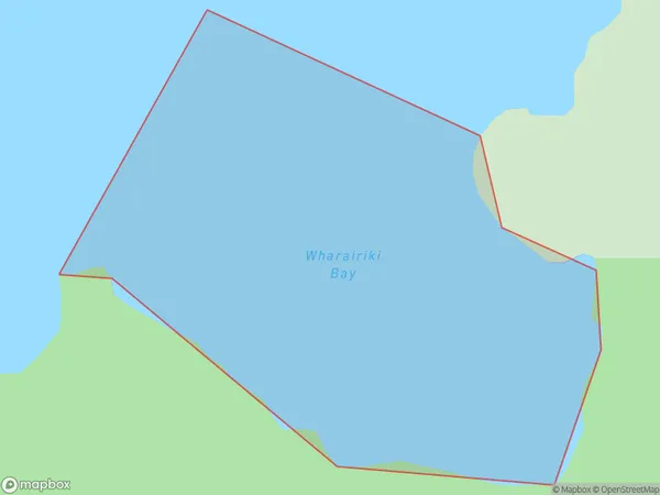 Wharairiki Bay, Marlborough Polygon Area Map