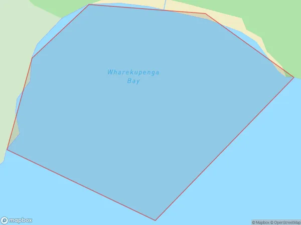 Wharekupenga Bay, Marlborough Polygon Area Map