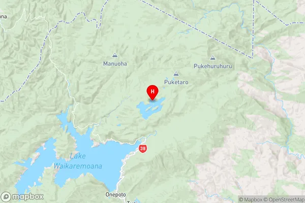 White Bull Bay,Hawke's Bay Region Map