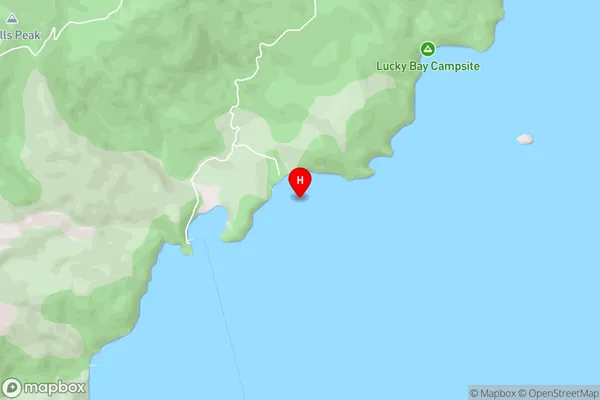 Woodmans Bay,Marlborough Area Map