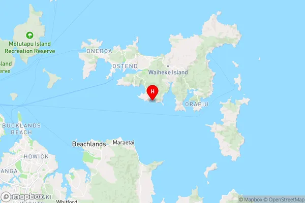 Woodside Bay,Auckland Region Map