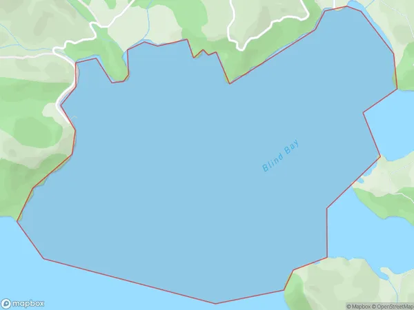 Blind Bay, Otago Polygon Area Map