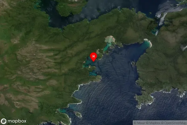 Burial Cove,Southland Satellite Map