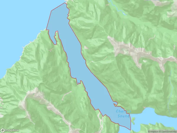 Taiporoporo / Charles Sound, Otago Polygon Area Map