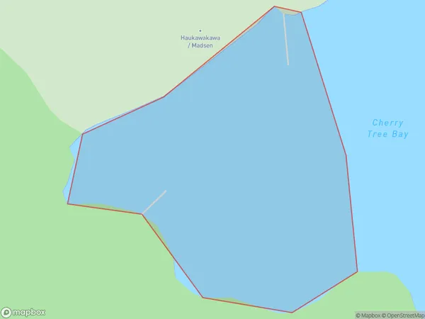 Cherry Tree Bay, Marlborough Polygon Area Map