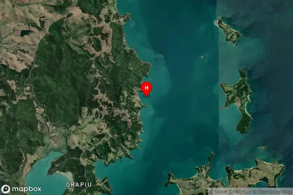 Cowes Bay,Auckland Satellite Map