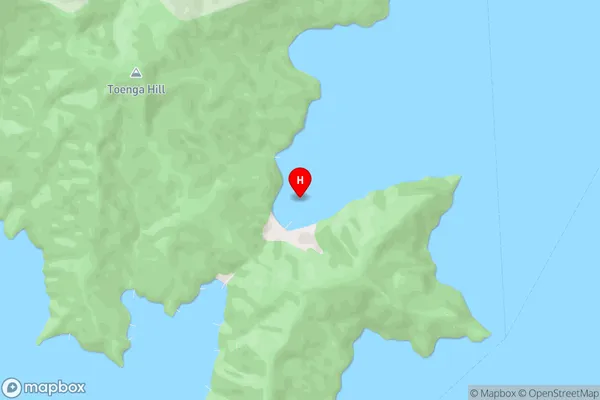 Dryden Bay,Marlborough Area Map