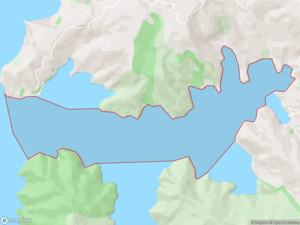 East Arm, Marlborough Polygon Area Map