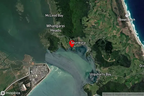 McGregors Bay,Northland Satellite Map