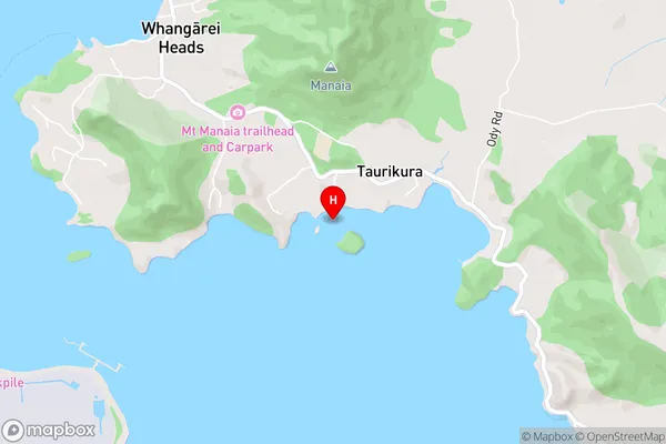 McGregors Bay,Northland Area Map