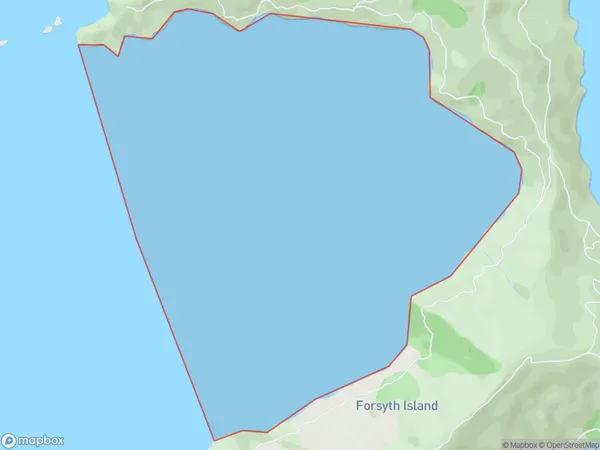 Orchard Bay, Marlborough Polygon Area Map