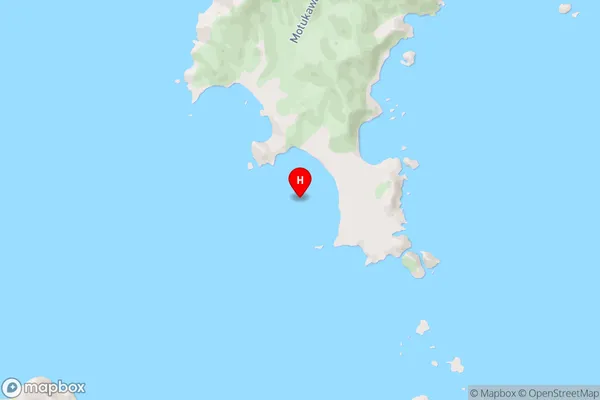 Papatara Bay / Horseshoe Bay,Northland Area Map