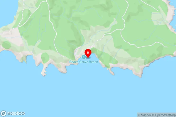 Peachgrove Bay,Waikato Area Map