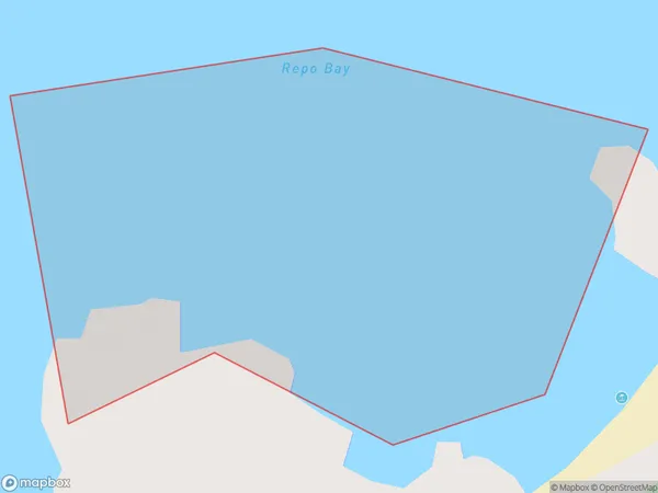 Repo Bay, Auckland Polygon Area Map