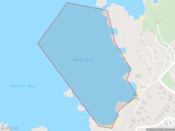 Sandy Bay, Otago Polygon Area Map