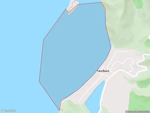 Tata Bay, Tasman Polygon Area Map