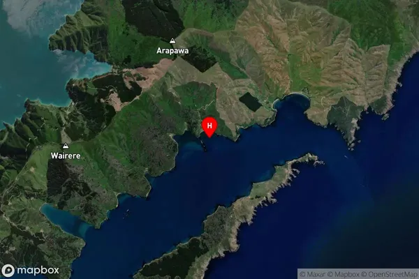Te Awaiti Bay,Marlborough Satellite Map