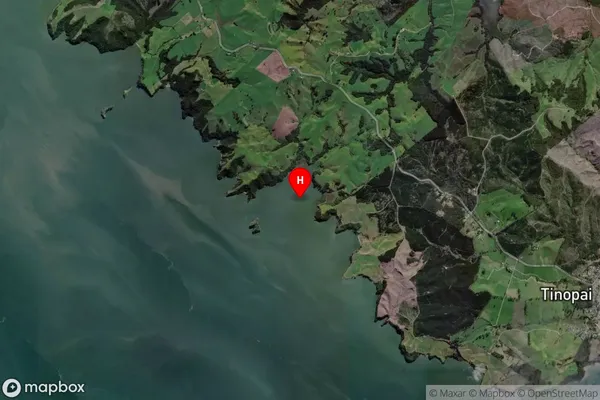 Te Kiakia Bay,Northland Satellite Map