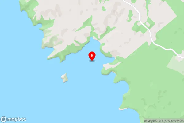 Te Kiakia Bay,Northland Area Map