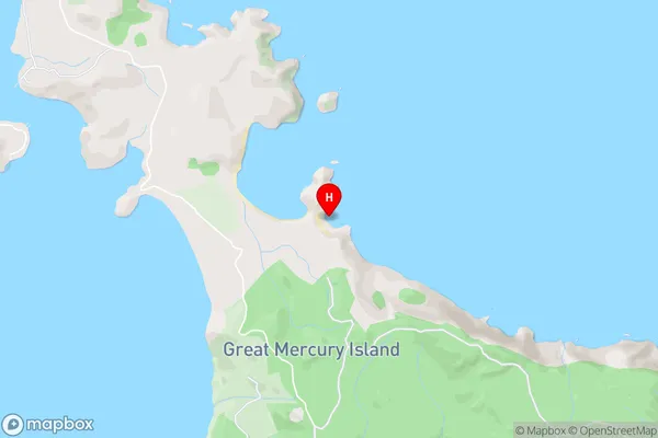 Te Koru Bay,Waikato Area Map