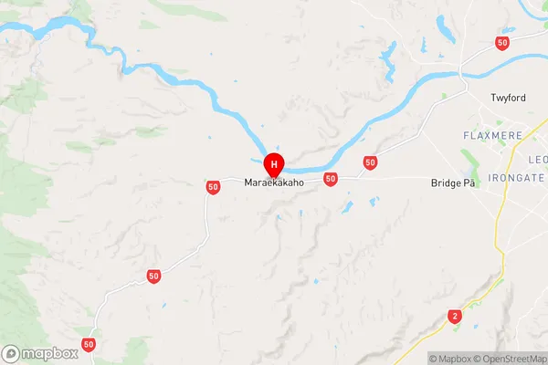 Maraekakaho,Hawke's Bay Region Map