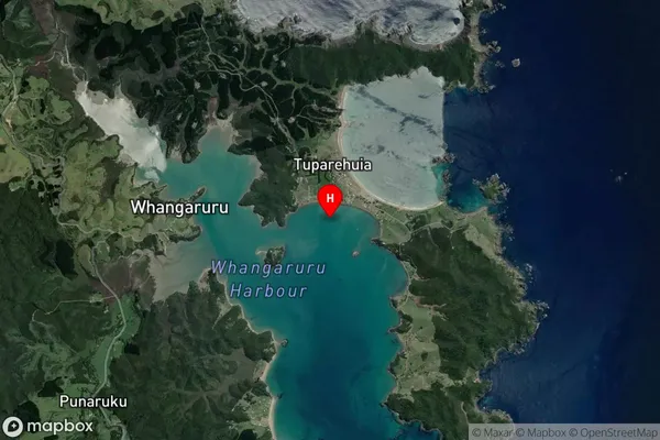 Tuparehuia Bay,Northland Satellite Map