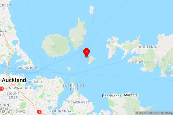 Waihaorangatahi Bay,Auckland Region Map