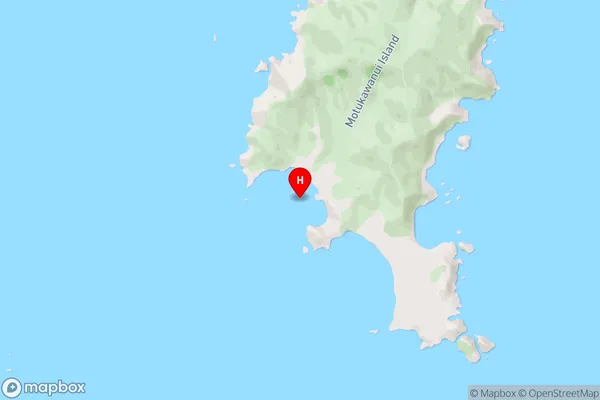 Waiiti Bay,Northland Area Map