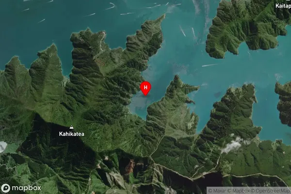 Maraetai Bay,Marlborough Satellite Map