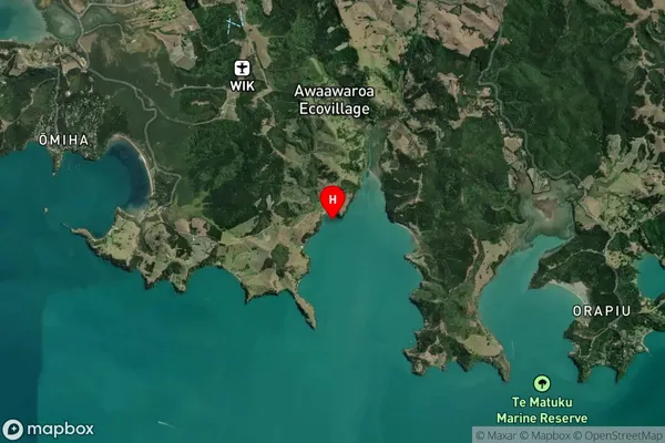 Waimanga Bay,Auckland Satellite Map