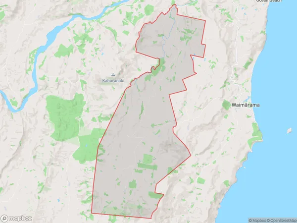 Maraetotara, Hawke's Bay Polygon Area Map