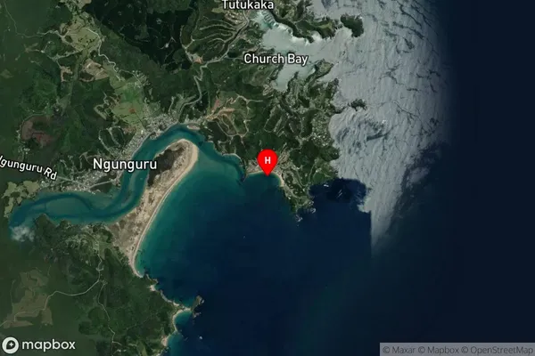Whangaumu Bay,Northland Satellite Map
