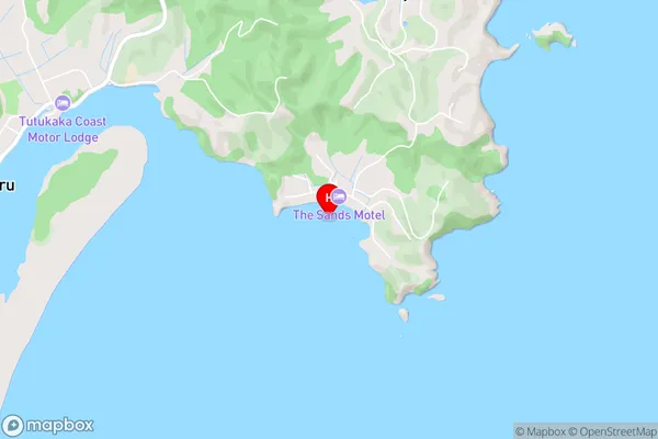 Whangaumu Bay,Northland Area Map